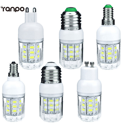 E12 E26 E14 E27 B22 G9 G10 LED Corn Light Bulbs 5730 SMD 27 LEDS Lamp