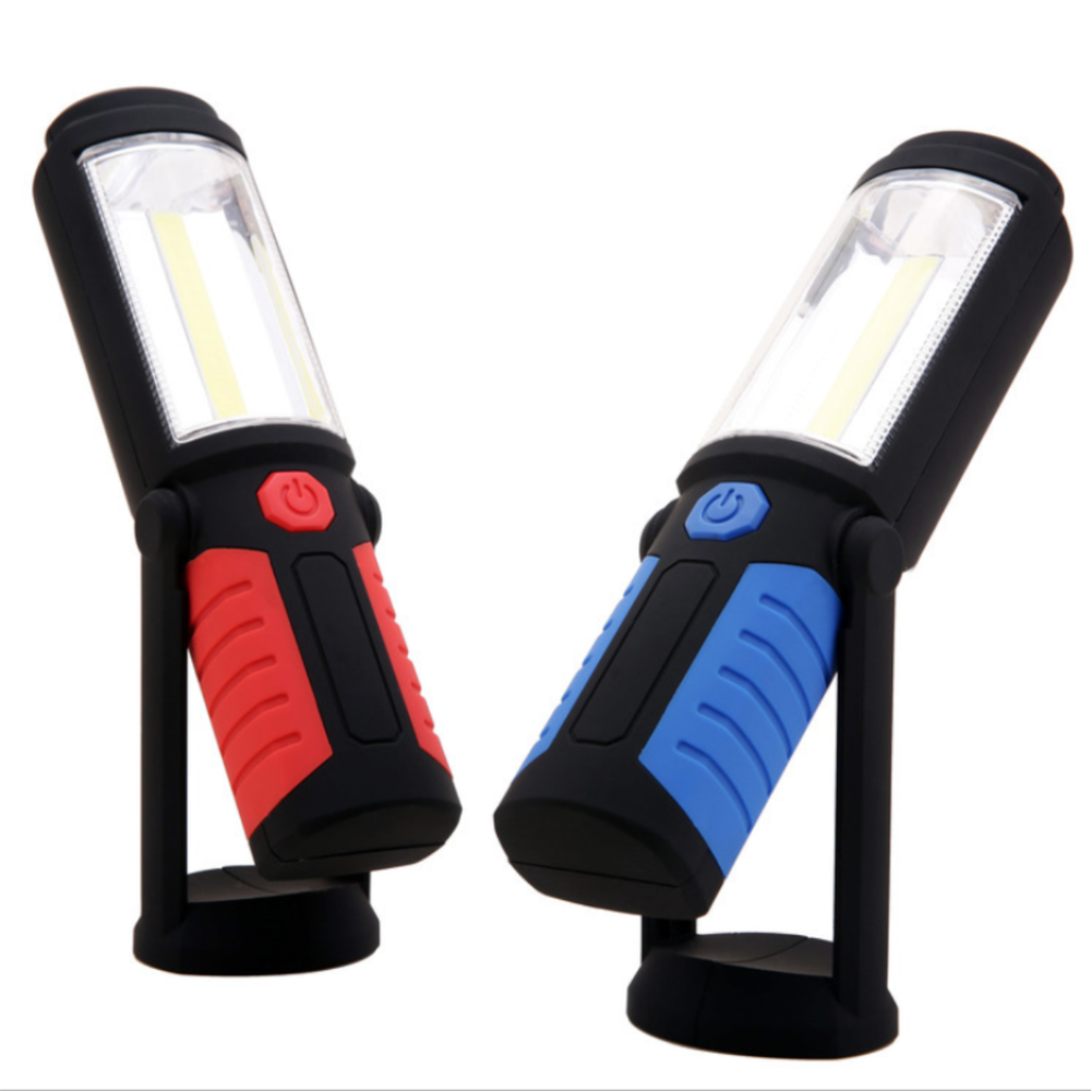 LED COB Magnetic Work Light Inspection Lamp Flexible Handheld Torch Rechargeable