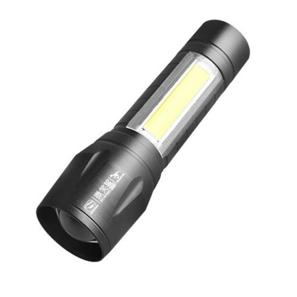 3800LM Built-in USB rechargeable Work Track light Mini Led Flashlight COB 3mode Flashlights