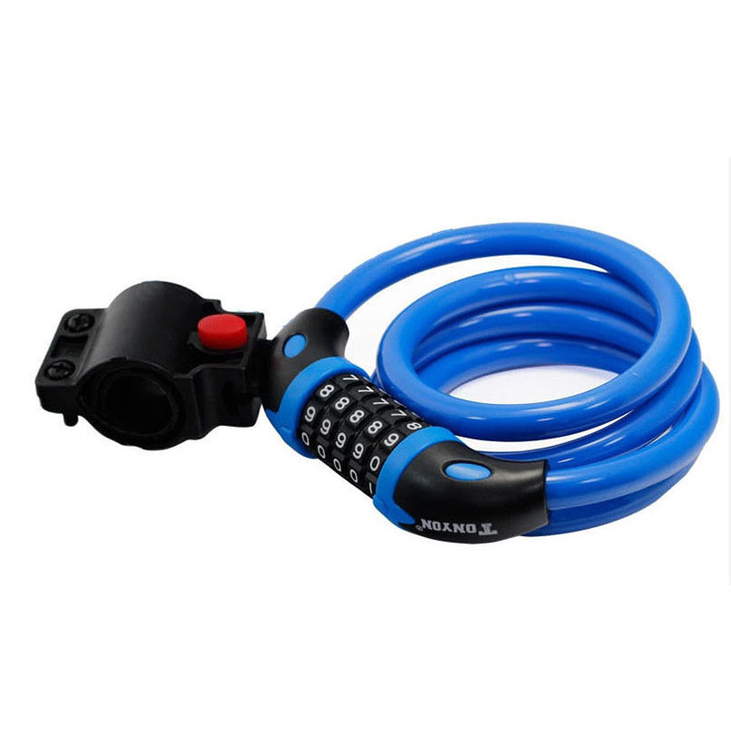 5-Digit Code Bicycle Anti-Theft Lock  cable bicycle Security lock Steel Cable Bike Cycling Bicycle Lock