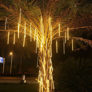 8 Tube 30cm 144 LEDs Waterproof LED Light Meteor Shower Rain Xmas Snowfall Tree Outdoor Lighting Decoration Lamp