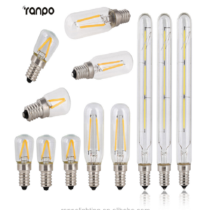 Ultra-bright Led Design Retro LED Filament Bulb Candle Light Edison Lamp 220V E14 T20 T25 T26 2W 3W 4W Cool White