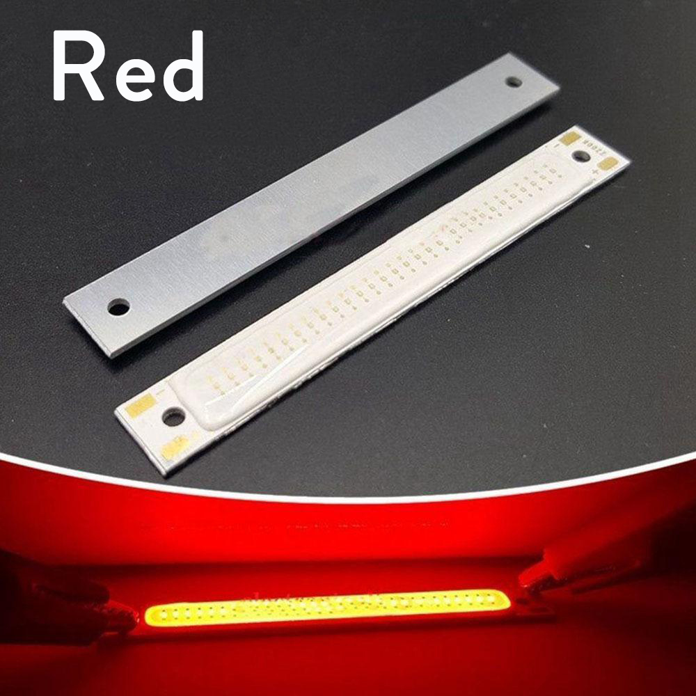 LED COB Light Strip Bulb 8 x 60mm 3W LED Car Light Source Chip DC 3V DIY Lamp Red Blue Warm White Cold White Color