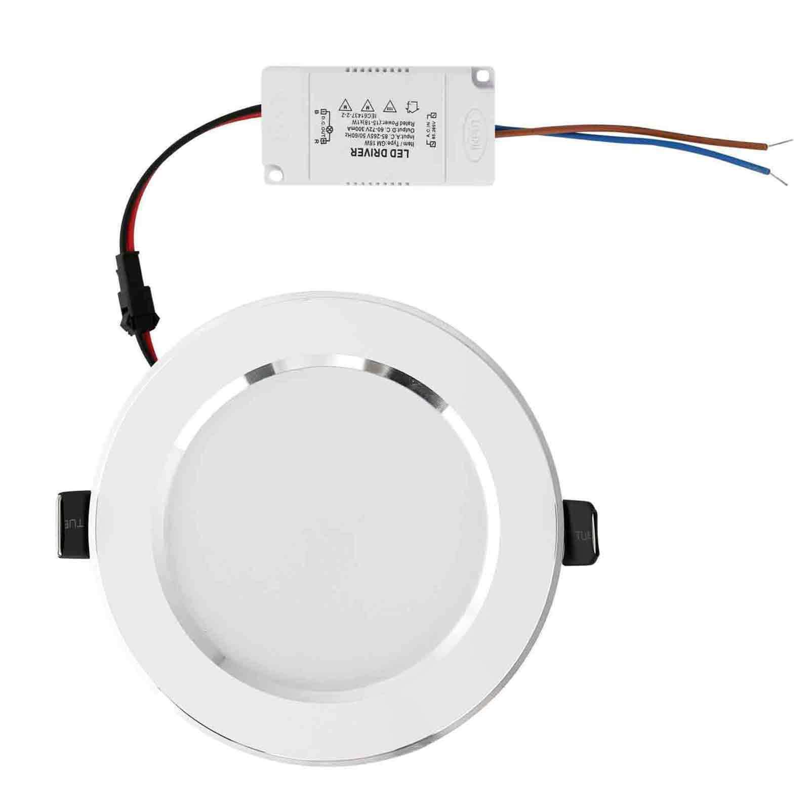 12w Dimmable Round LED Ceiling Panel Downlight Recessed Ceiling Down Lights