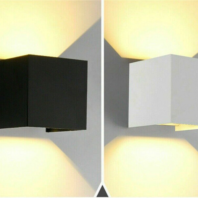 6W 12W Modern wall light outdoor waterproof up-down wall lamp indoor lighting