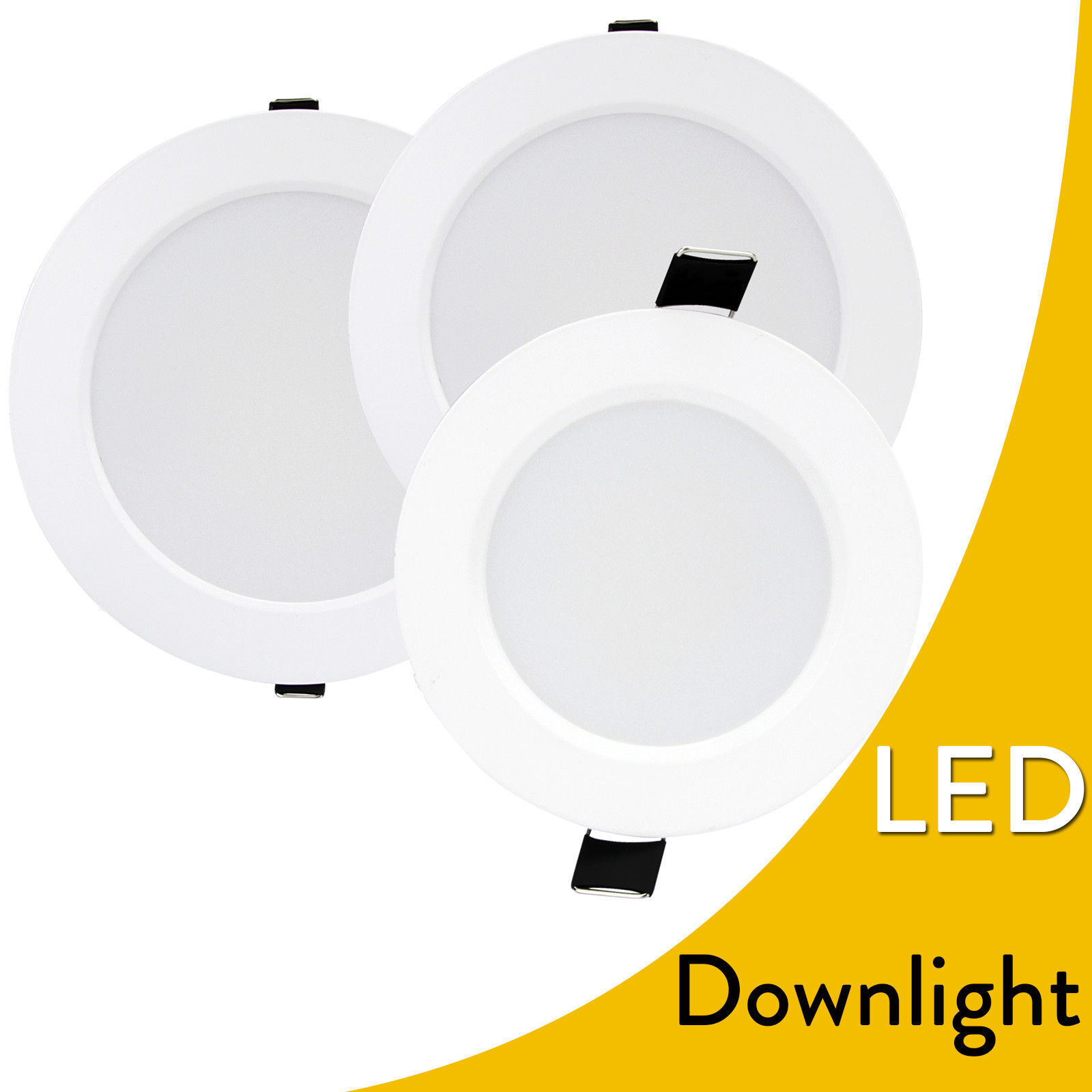 Dimmable 6W 9W 12W 18W 24W LED Recessed Ceiling Down Light Fixture lamp 110V 220V  For Indoor Lighting