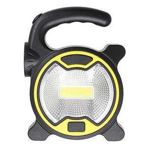 Portable Green Yellow LED COB Outdoor Working Lantern Camping Warehouse Floodlight with Torch