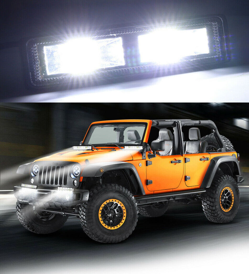 Car LED Work Light 48W Flood Lamp For Car SUV Off Road for Jeep Truck Boat 12V 24V