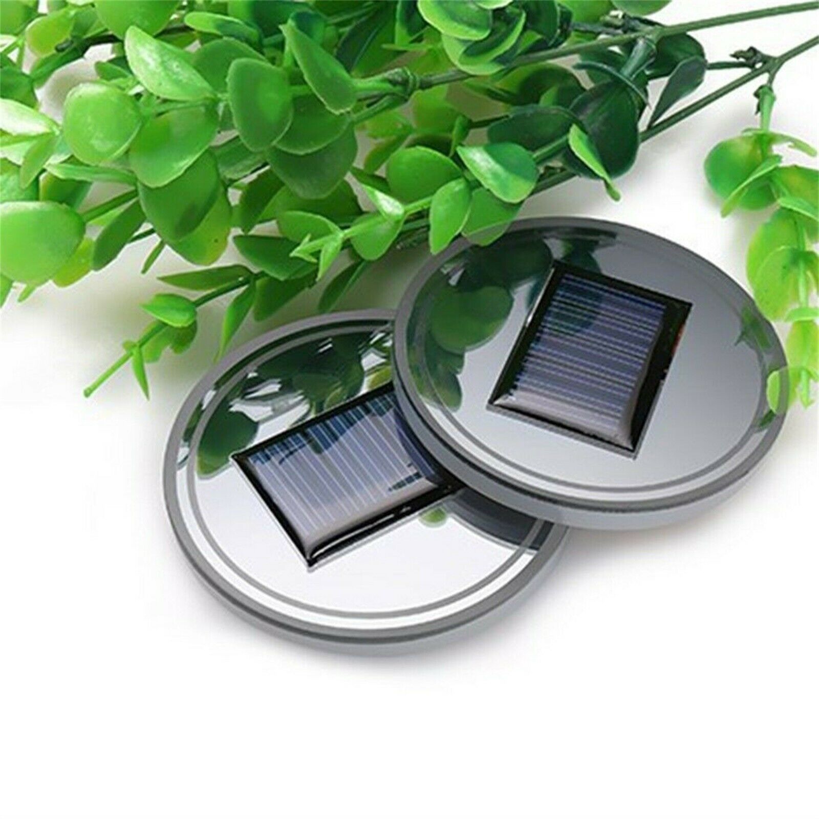 LED Solar Powered Car Cup Coaster Bottle Mat Pad Holder Light Colorful Lamp STCA