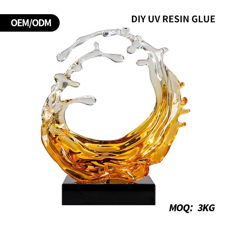 RS NAIL OEM ODM UV Resin Mould Ornament Free Sample UV Curable Resin Liquid Glue