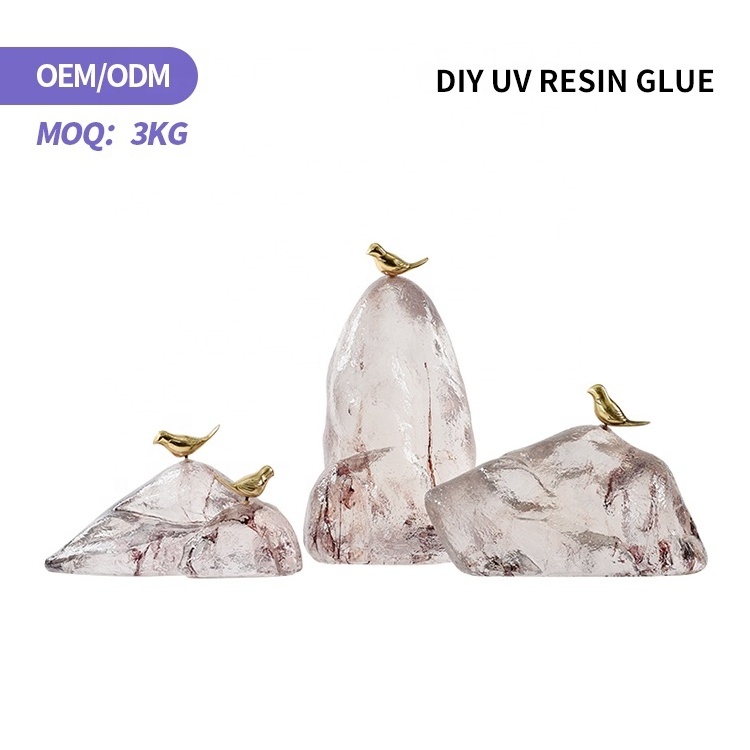 RS NAIL OEM ODM UV Resin Mould Ornament Free Sample UV Curable Resin Liquid Glue