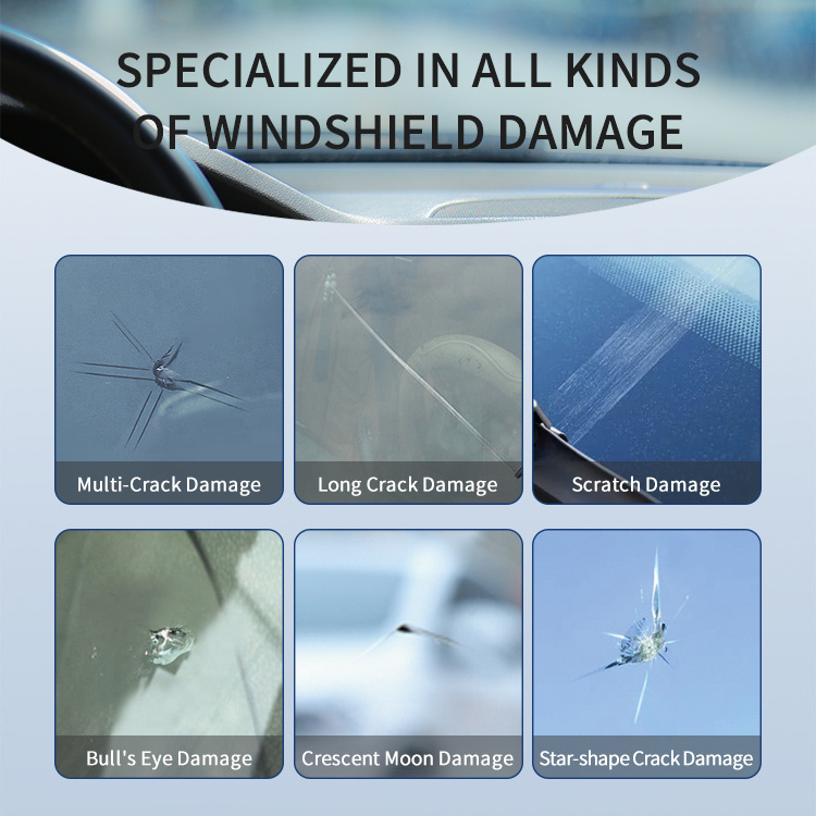 Car Windshield Repair universal adhesive Colorless Uv Glue Windshield Repair Cracked Car Glass Glue