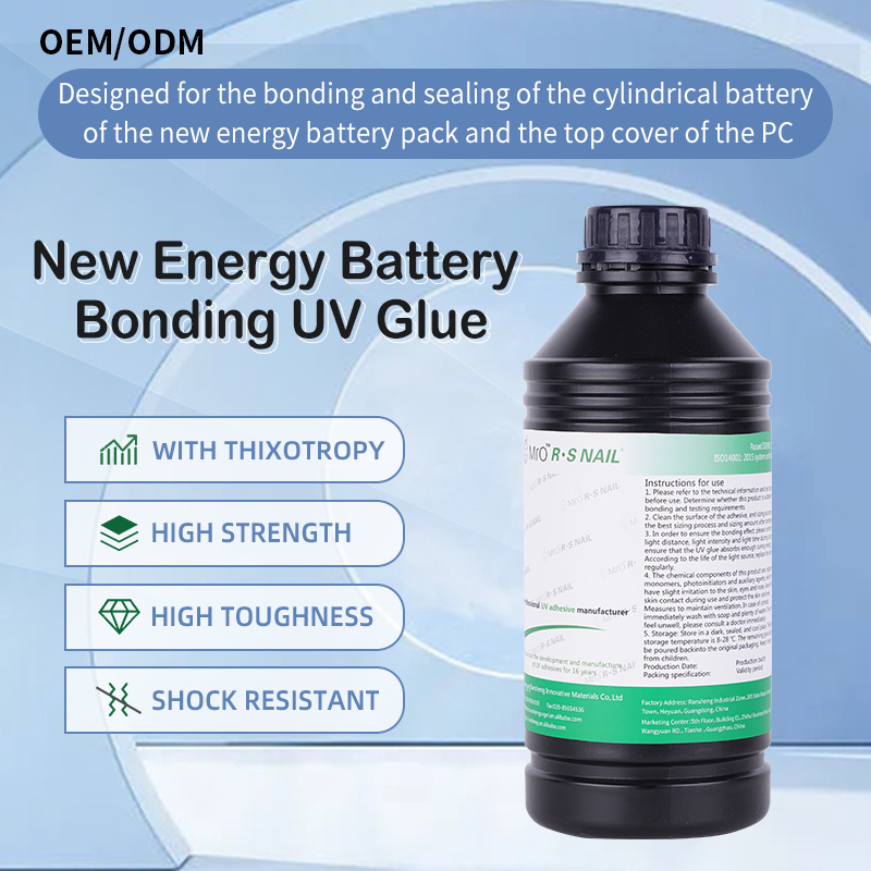 Custom New energy EV UV Resin Parts Electric Vehicle battery Bonding Glue