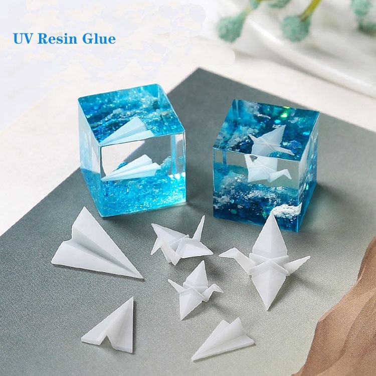 OEM Cheap Clear Hard Cure UV Resin Diy UV Glue Liquid Glue Transparent Curable Resin Jewelry Art Crafts White Liquid Glue Diy