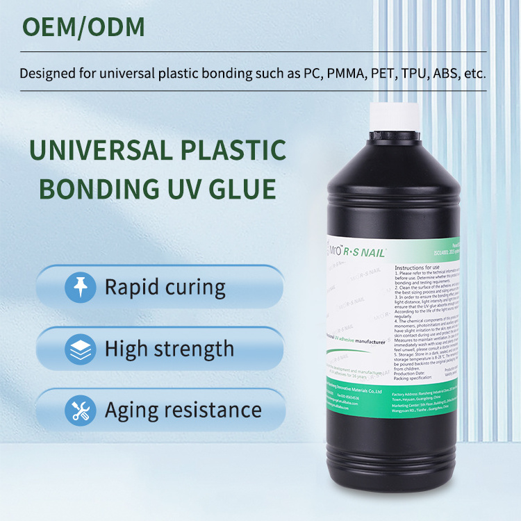 High Strength 300g Plastic Bonding and Welding Glue Super UV Glue Universal Plastic UV Glue