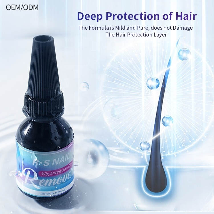 OEM High Quality Quick Curing Lest Odor Strong Volatility Lace Wig Glue Remover Lace Glue Remover For Wig Glue