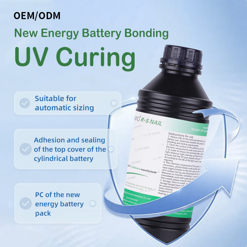 Custom New energy EV UV Resin Parts Electric Vehicle battery Bonding Glue