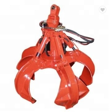 Hydraulic orange peel excavator grab bucket for all size excavators