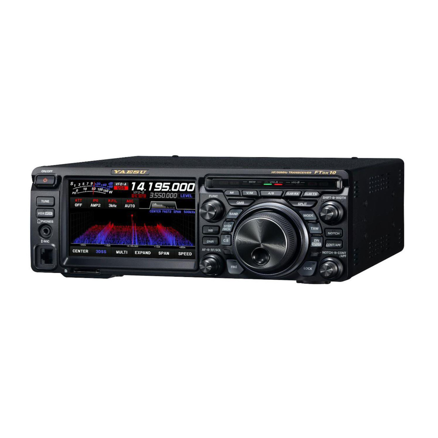 Yaesu FTDX10 FTDX-10 DX 10 Compact 50 MHz 100W RF AF Transmit SDR receiver Transceiver HF Vehicle Mouted communication Car radio