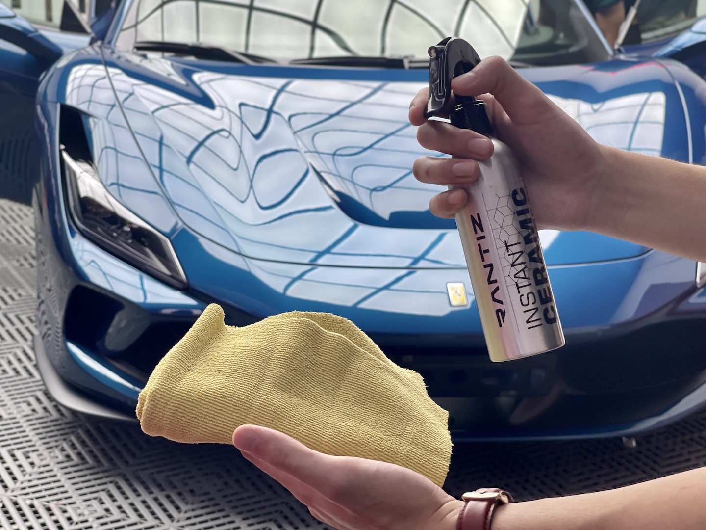 Multi-Function Nano Ceramic Coating 10H Spray and Shinny Immediately Car Detailing Product, FOR CAR BODY PAINT GLASS RIM LAMPS