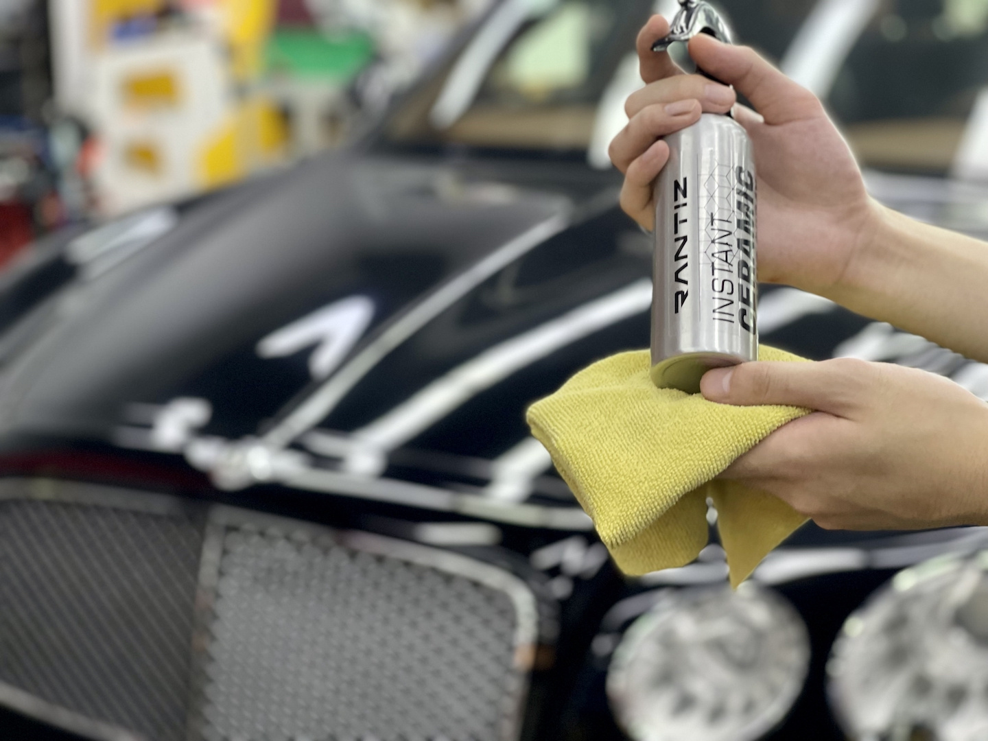 Multi-Function Nano Ceramic Coating 10H Spray and Shinny Immediately Car Detailing Product, FOR CAR BODY PAINT GLASS RIM LAMPS