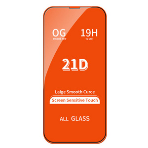 Hot Selling Mobile Phone Full Glue 9h Hd 21d Tempered Glass Screen Protector For Iphone 6 7 8 Plus X Xs Xr 11 12 Mini Pro Max