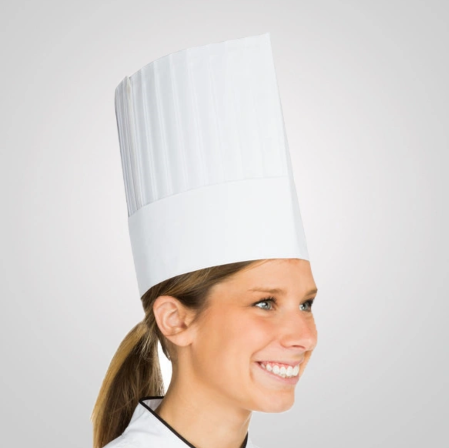 Hotel Restaurant Supplies Customized Style Restaurant supplies disposable non woven chef hat high quality Cook hat