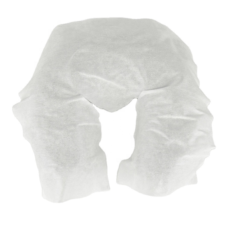 Disposable Face Cradle Covers Medical Grade,Ultra Soft Non-woven Face Rest Cover Face Cradle Cover For Massage Bed