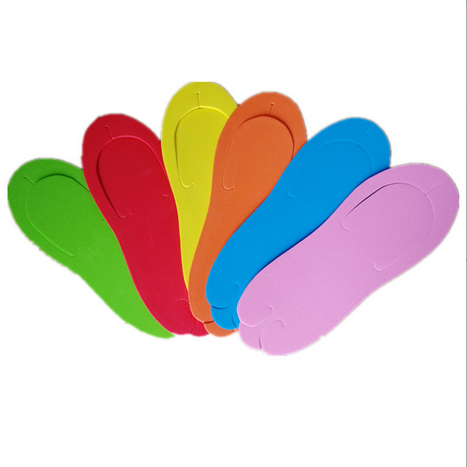 Disposable Foam Pedicure Slippers multi color flip flop for salon nail spa guest flip flops portable for travel supplies