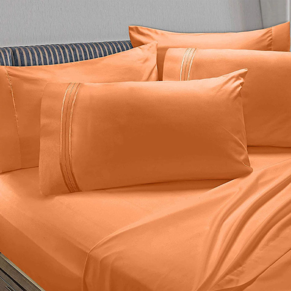 Hotel Fitted Bed Sheet Satin Bedsheets Sheet And Duvet Cover Set Solid Colors Made In Pakistan Best Selling