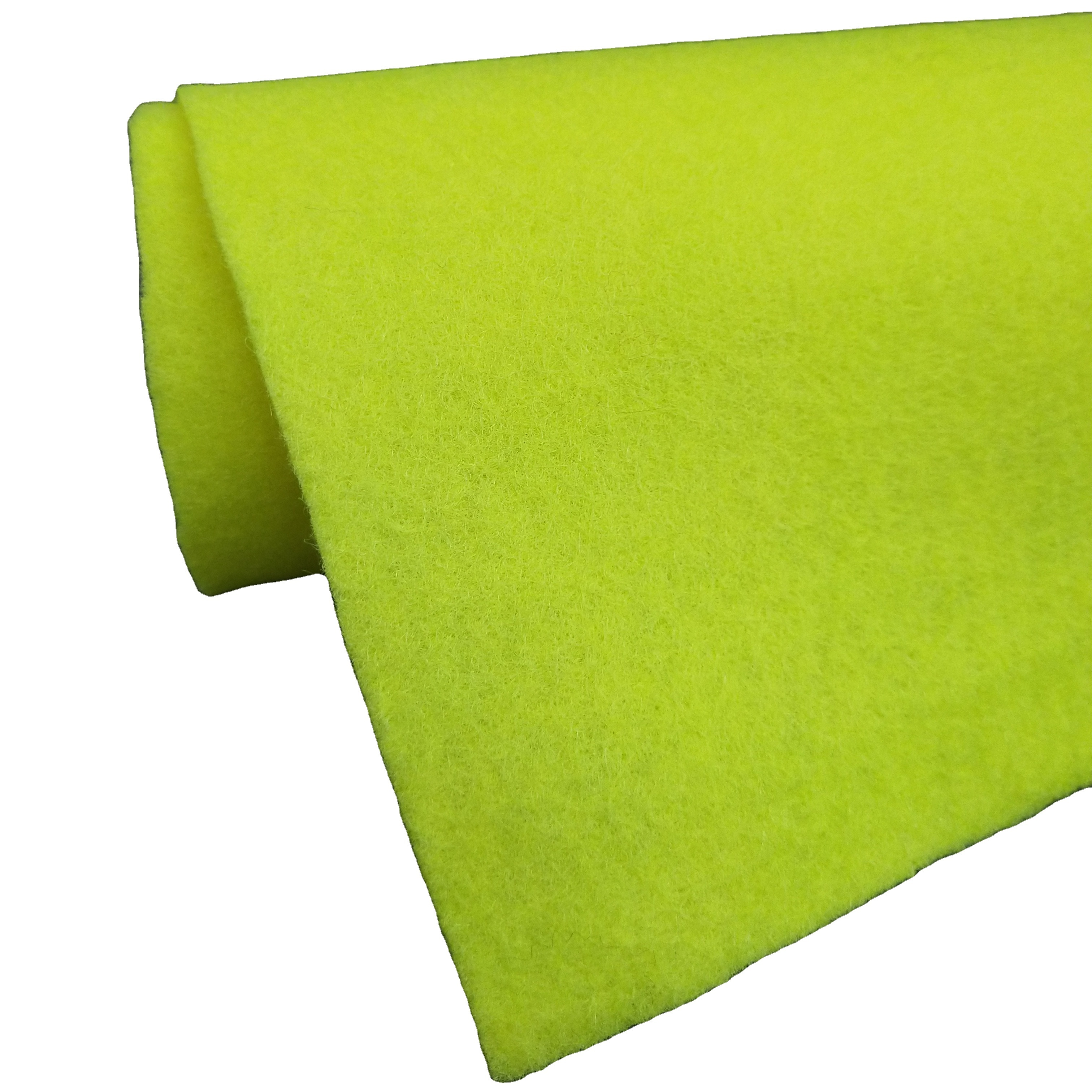 280gsm tennis ball felt fabric at yellow color