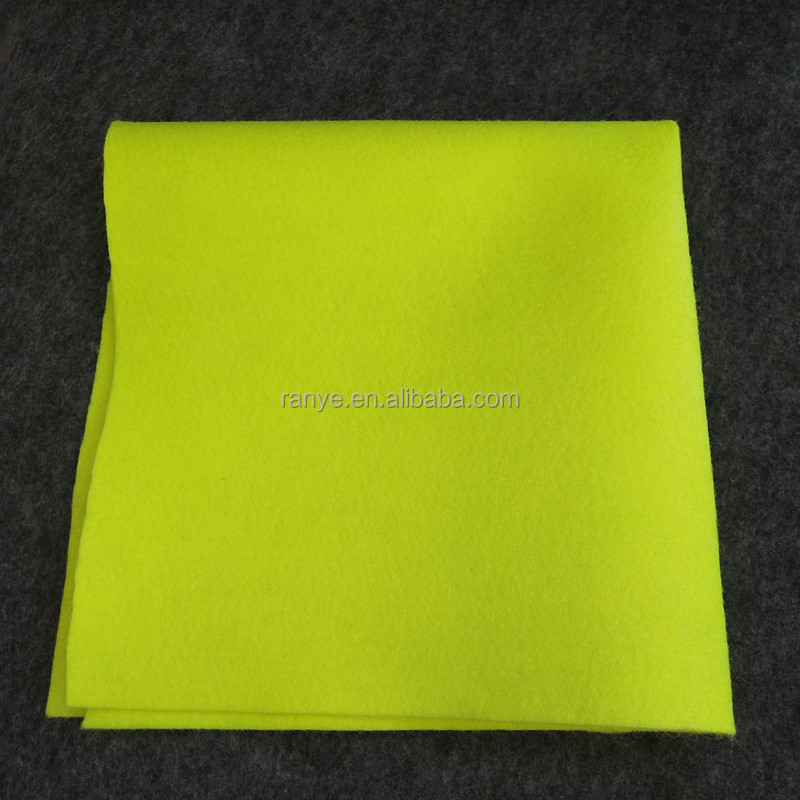 2MM 2.5MM Tennis Ball Fabric 260g 280g 100% Polyester Tennis Felt