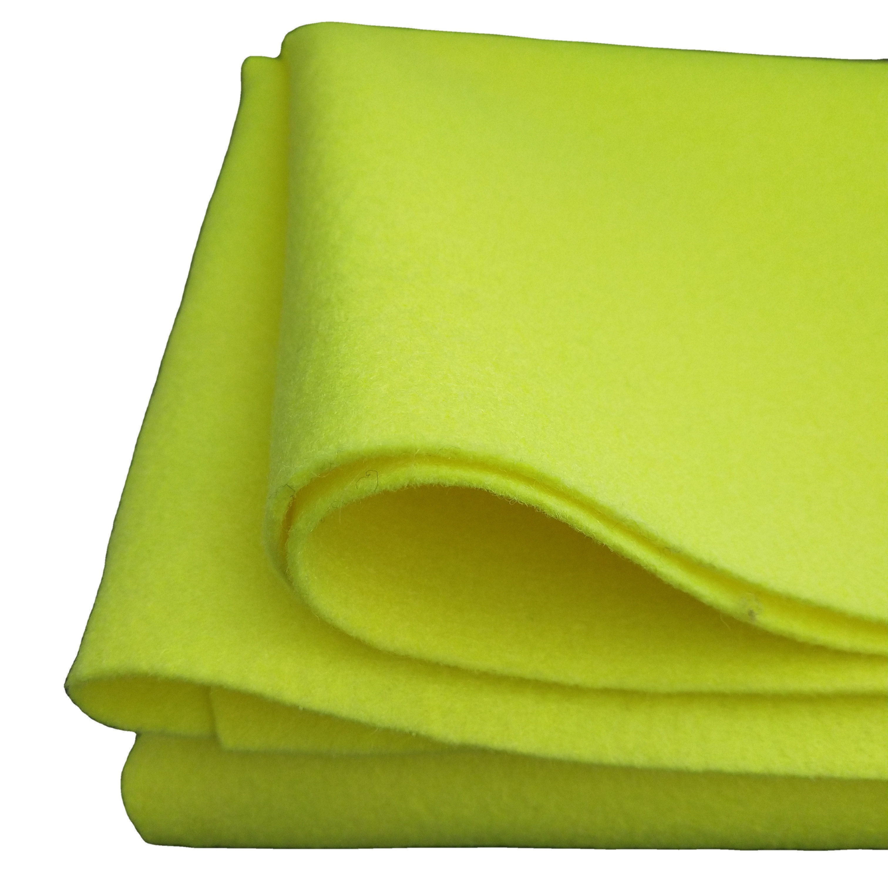 280gsm tennis ball felt fabric at yellow color