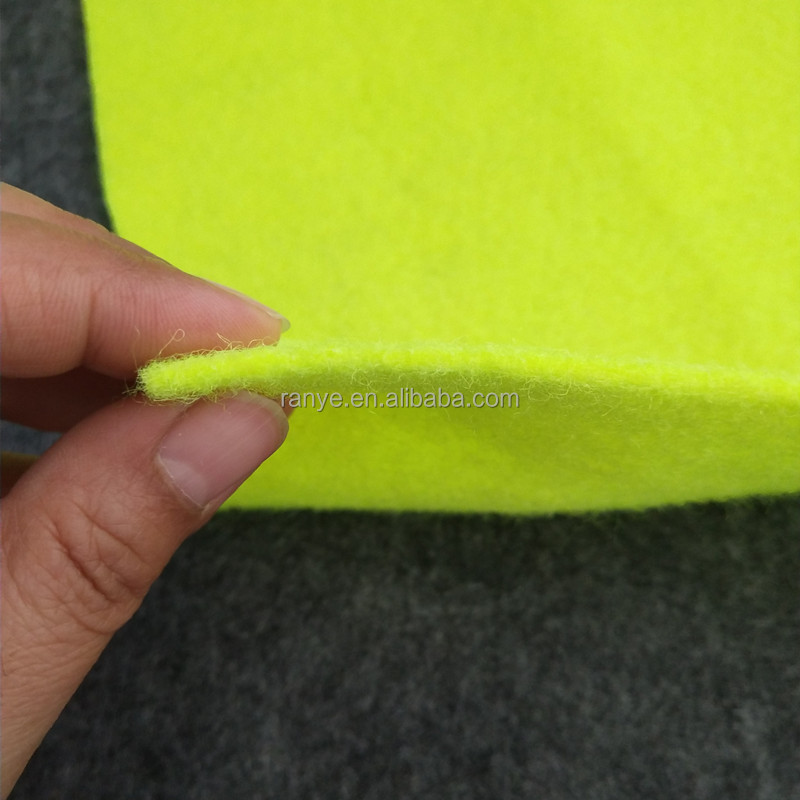 2mm 3mm tennis ball felt polyester cricket ball felt fabric sports felt needle punch non woven fabric