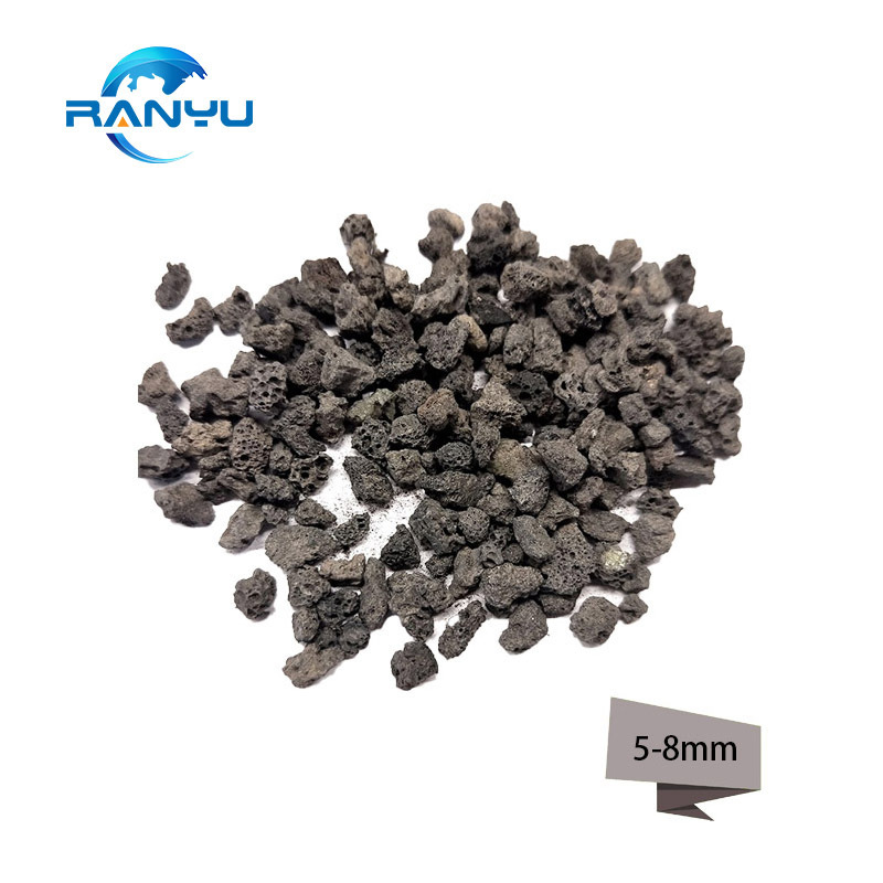 Direct heat insulation and fire protection volcanic rock pumice stone black pumice stones for potting plant