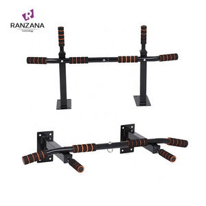 Wall Mounted Horizontal Bars With Wide Anti-slip Pad Home Gym Workout Chin Up Pull Up Training Bar Sport Fitness Equipment