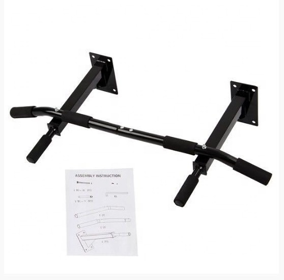 Wall Mounted Horizontal Bars With Wide Anti-slip Pad Home Gym Workout Chin Up Pull Up Training Bar Sport Fitness Equipment