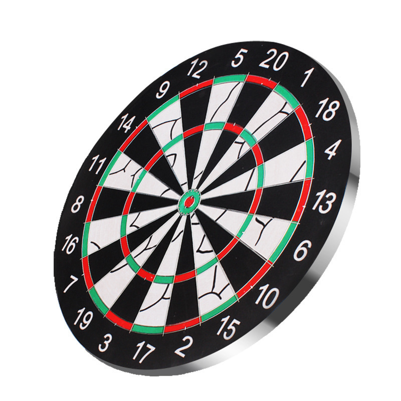 Bristle Dartboard Full-color Printing Finished With Aluminum Frame And Hanging Hook 18 Inch Steel Tip Darts Set Dart Board