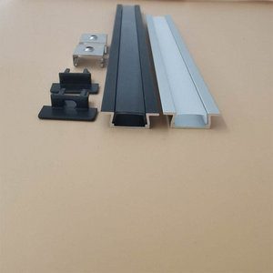 Wholesale Cabinet Lights Fixture U Shape Black White Color Aluminum LED Profile For LED Strip Light