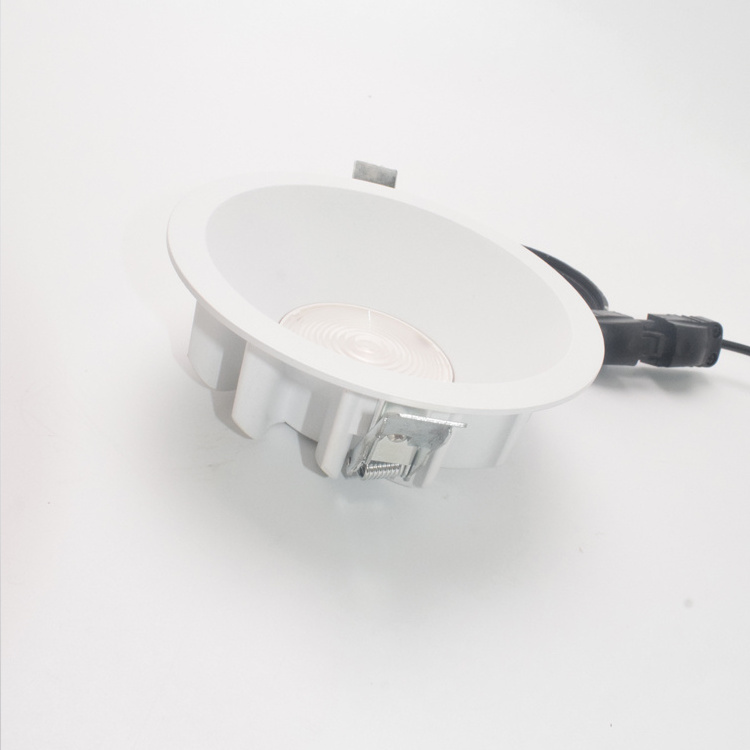 Wholesale Commercial Ceiling Lights Aluminum Body PC Cover Anti Glare LED Recessed Downlight