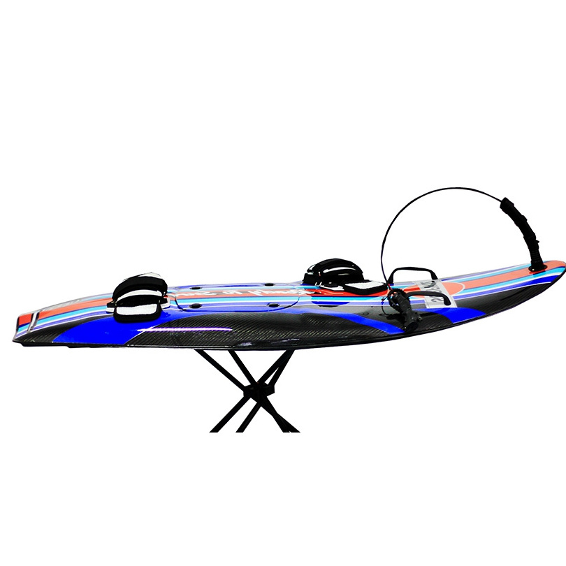 Gas motor powered jet surfboard