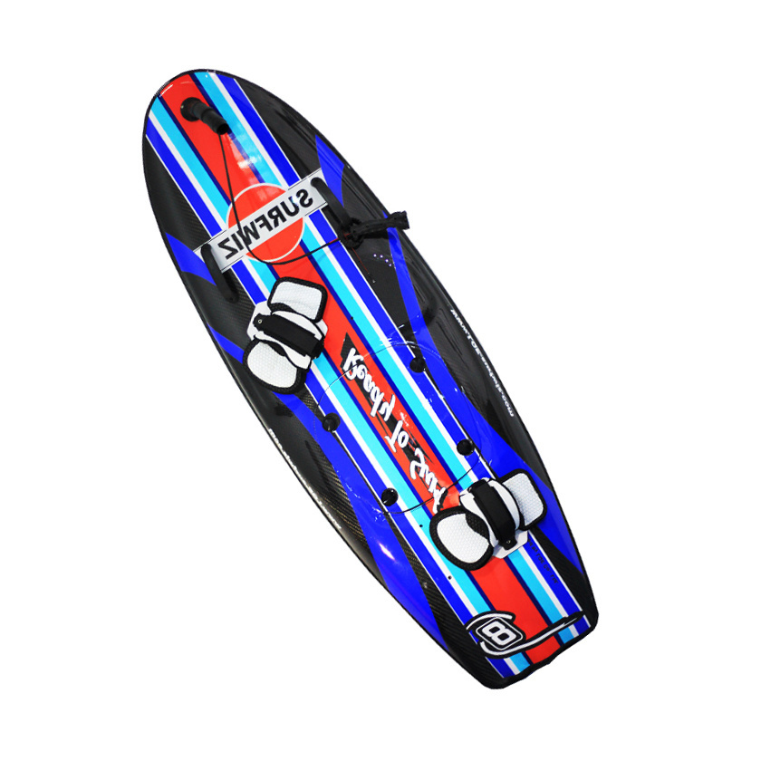 Gas motor powered jet surfboard