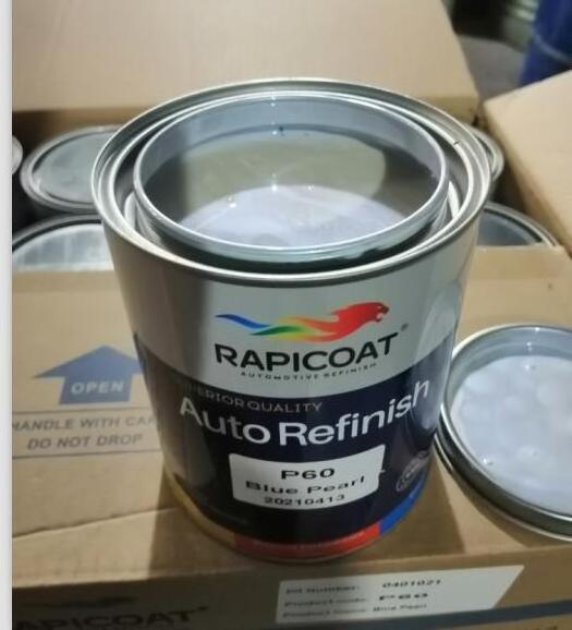 Acrylic PU Paint High Hiding Power 1K Bright Red Pearl Car Refinish High Chroma Spray Automotive Paint