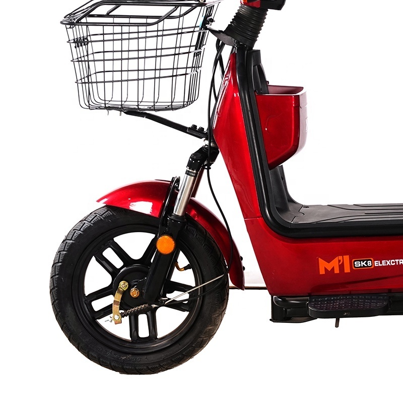 Wholesale Cheap 350W Lithium Battery Scooter Electric Bike Moped With Pedals