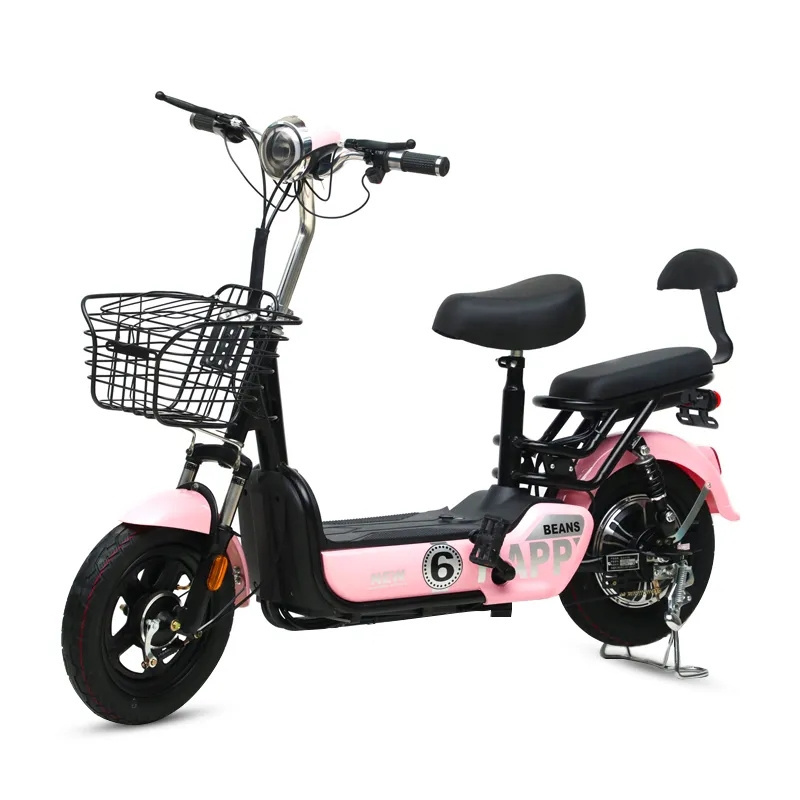 Waterproof High Speed Two Wheel Electric Scooter With all Steel Ebike Frame