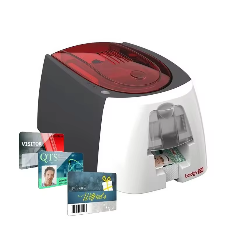 Card Printer Economical Evolis Badgy100 ID Card Printer Single/Dual-sided Option PVC ID Card Printer