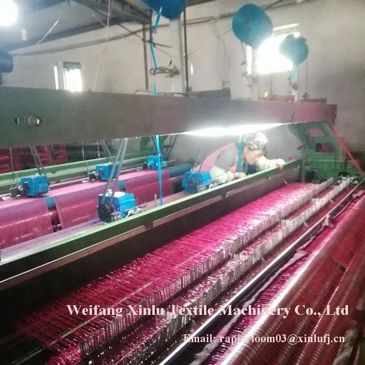 Fish net plastic net making machine weaving loom