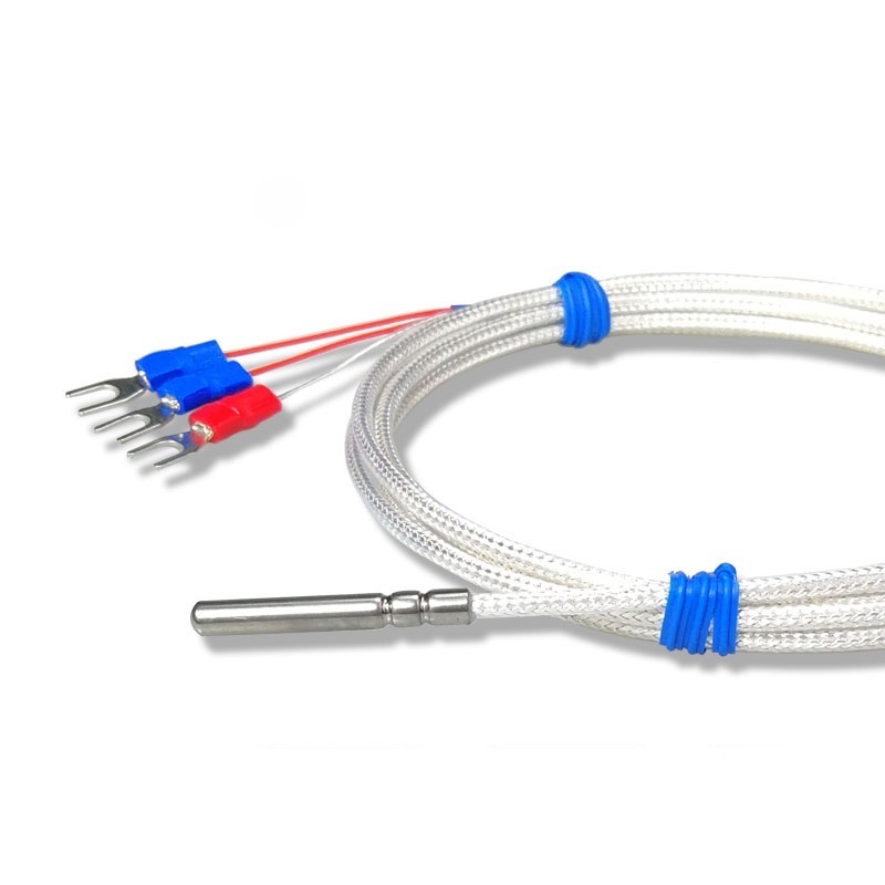 High Accuracy 3 Wire 4 Wire Waterproof PT1000 Rtd PT100 Temperature Sensor Thermocouple K Type Thermal Resistance