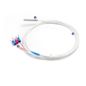 High Accuracy 3 Wire 4 Wire Waterproof PT1000 Rtd PT100 Temperature Sensor Thermocouple K Type Thermal Resistance