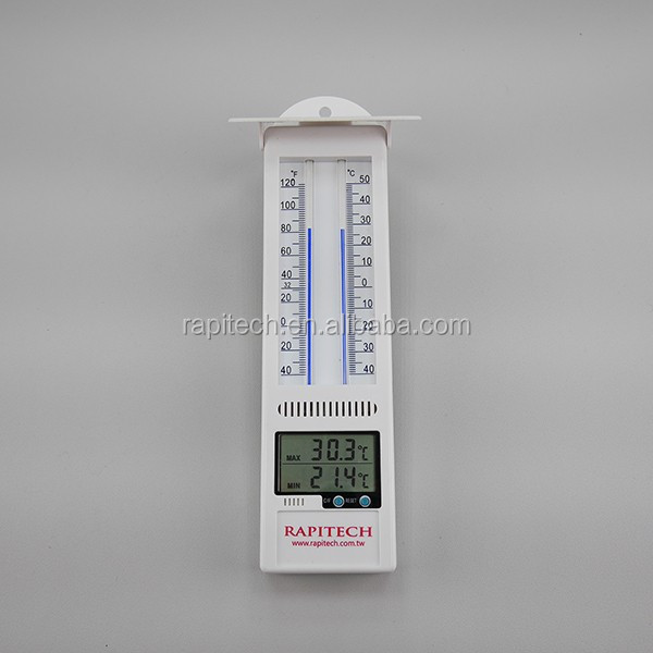 Outdoor Mercury Free Max Min Plastic Digital Thermometer